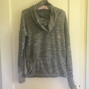 Athleta grey cowl neck sweatshirt